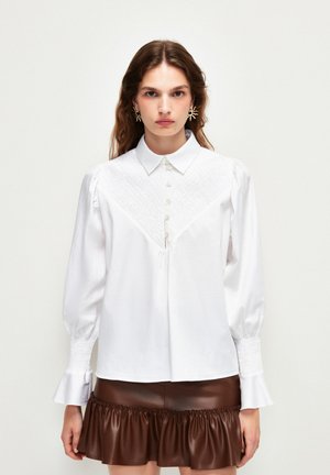 adL GIMPED BALLOON SLEEVE  - Blouse - white