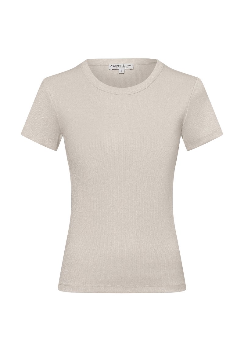 Marie Lund Basic T-shirt - beige