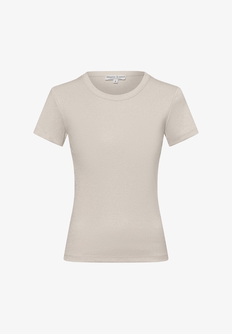 Marie Lund Basic T-shirt - beige