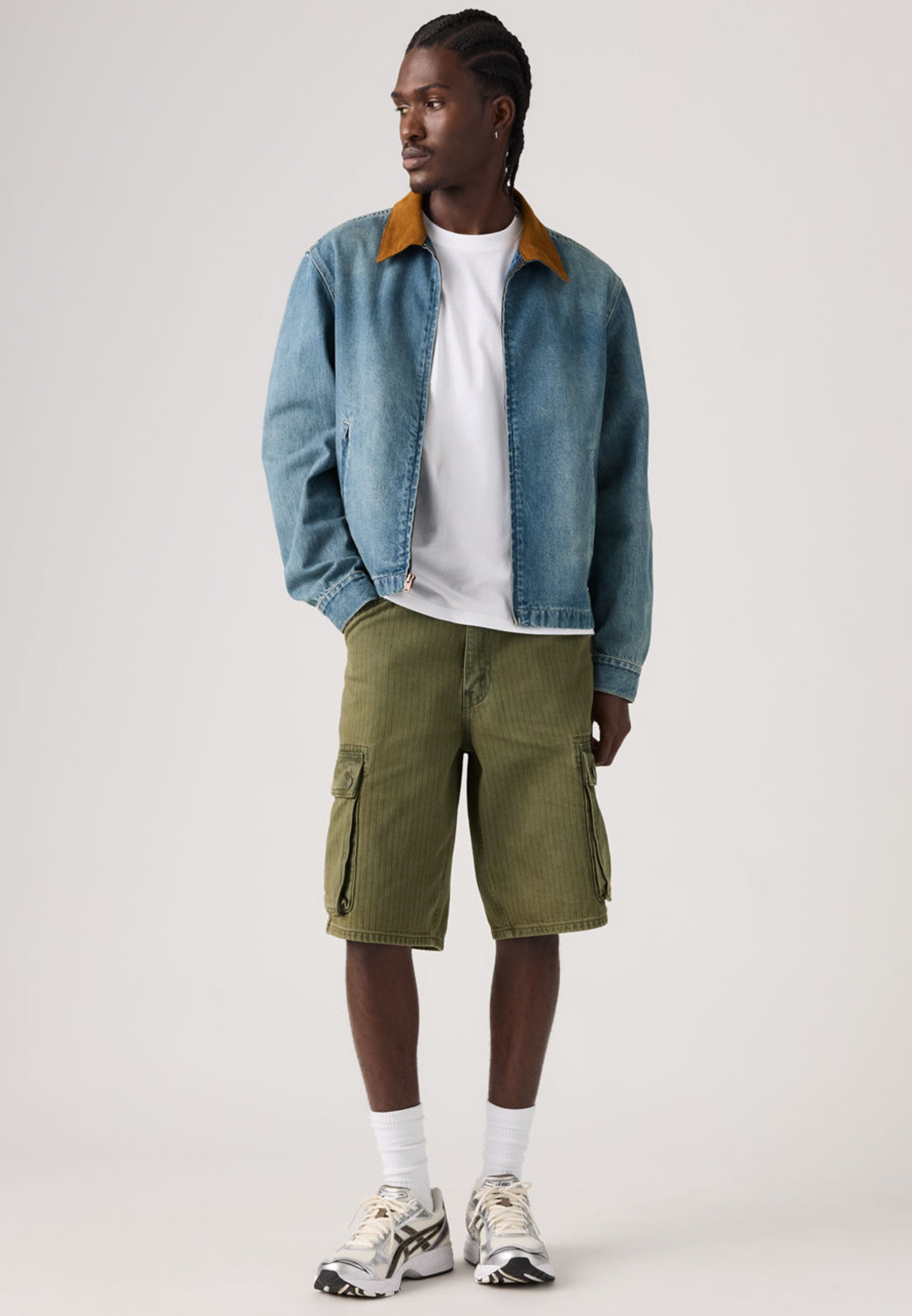 Levi's® 478® BAGGY CARGO SHORTS - Jeansshort - khaki/kaki - Zalando.nl