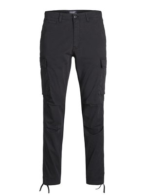 Jack & Jones PSTACE TUCKER AMA NOOS - Oldalzsebes nadrágok - black