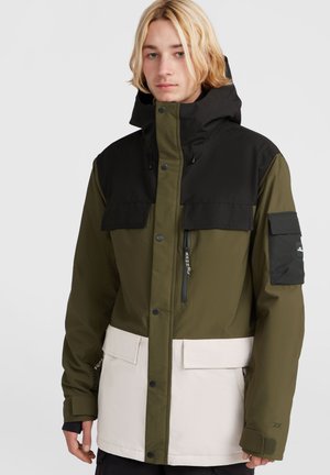 UTILITY PRO HYBRID - Chaqueta de snowboard - forest night colour block