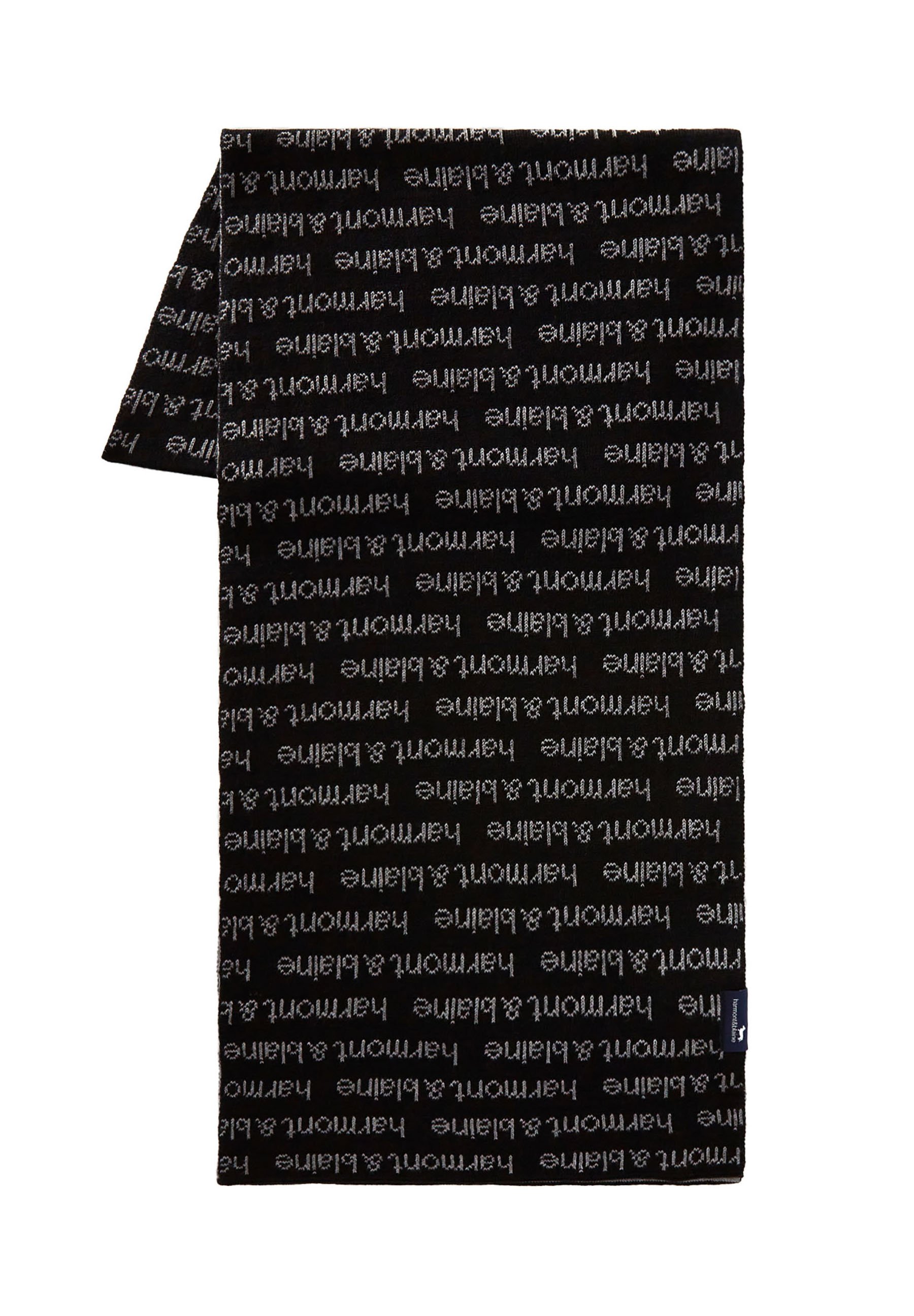 Harmont Blaine CON LOGO ALL OVER Sciarpa nero Zalando