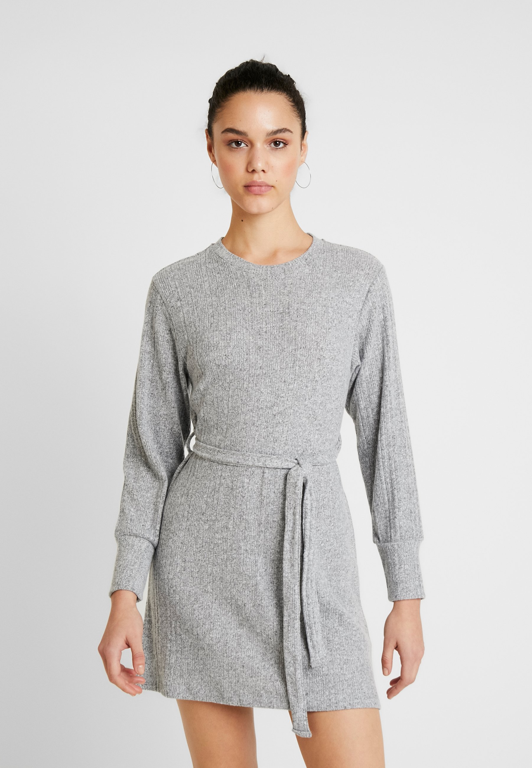 topshop grey jumper dress