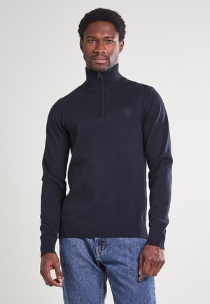 Schott PULL ZIP - Felpa - navy