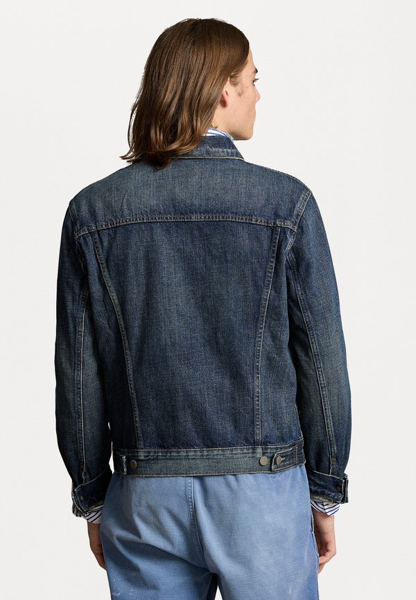 FADED DENIM TRUCKER JACKET - Denim jacket - trenton4