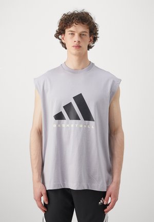 TEE - Print T-shirt - glory grey