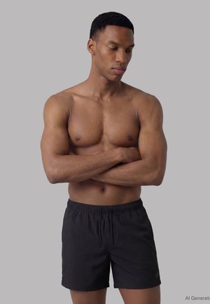 DRAWSTRING ESSENTIALS - Bañador corto - black