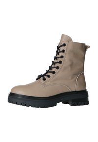 Manfield Platform ankle boots - taupe