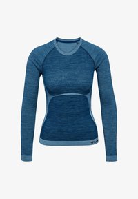 Niewybrane, navy peony faded denim