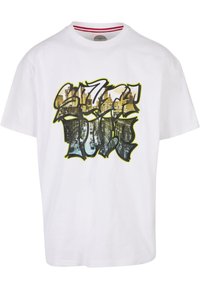Southpole GRAPHIC - T-shirts med print - white