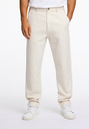 WIDE FIT  - Stoffhose - cream white