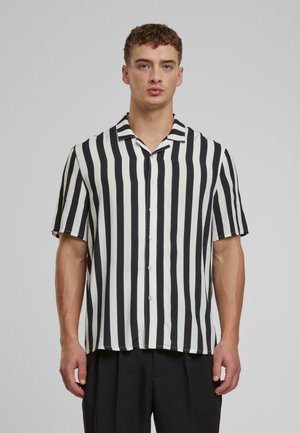 RESORT - Button down-skjorte - black offwhite