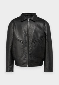 BDG Urban Outfitters SIDE POCKET UNISEX - Jachetă din imitație de piele - black