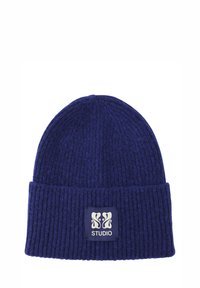 MIT BADGE - Bonnet - blau