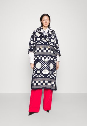 Teatum Jones THE DUDLEY COAT - Manteau classique - navy/ white