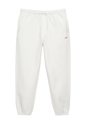 PULL&BEAR, STWD - JOGGERS - Trainingsbroek - white