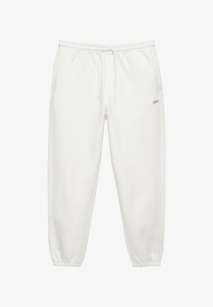 PULL&BEAR, STWD - JOGGERS - Trainingsbroek - white