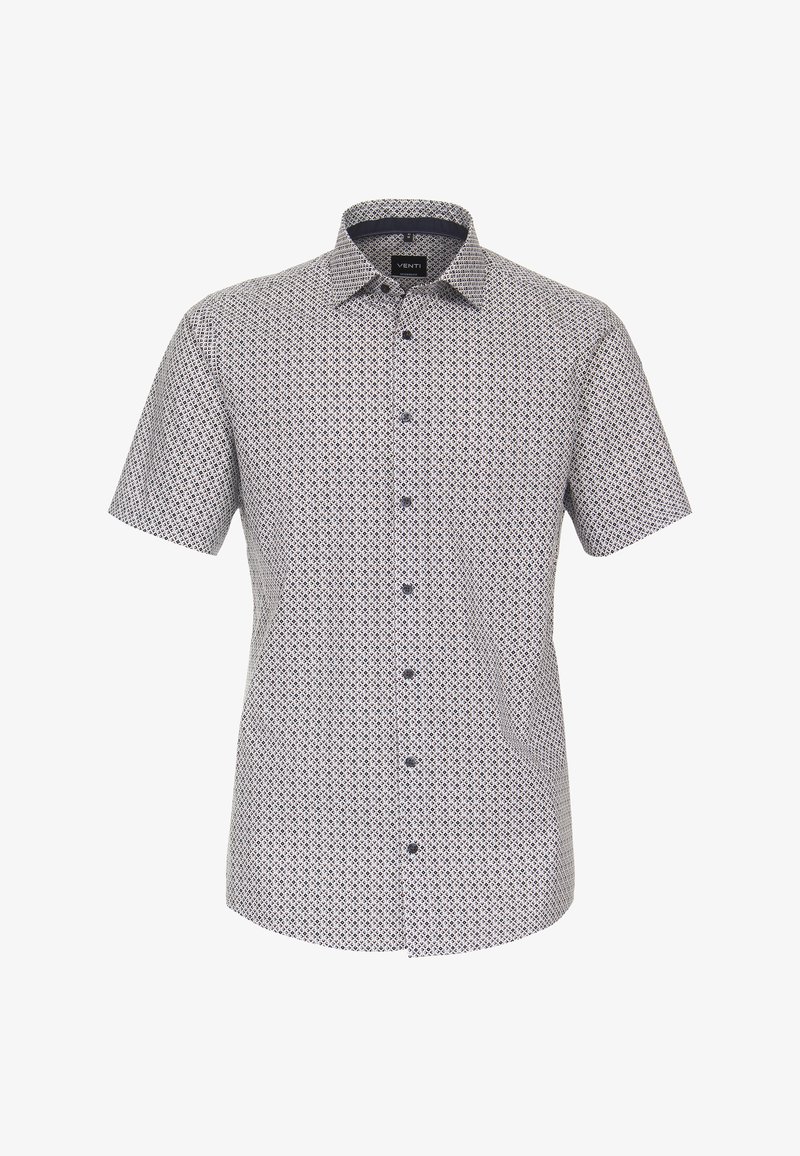 VENTI KURZARM PRINT MODERN FIT - Hemd - braun