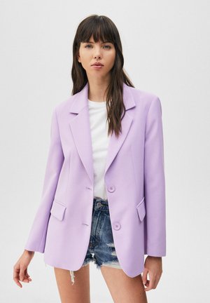 MASCULINE LAPEL COLLAR - Blazer - mottled purple