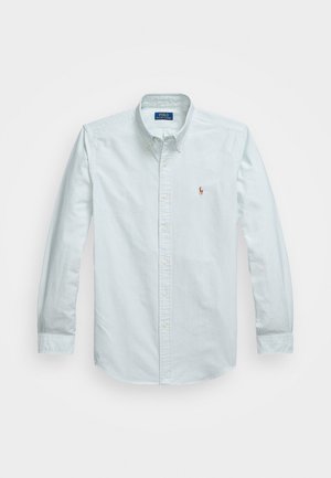 Polo Ralph Lauren CUSTOM FIT STRIPED OXFORD SHIRT - Button down-skjorte - lovat/white