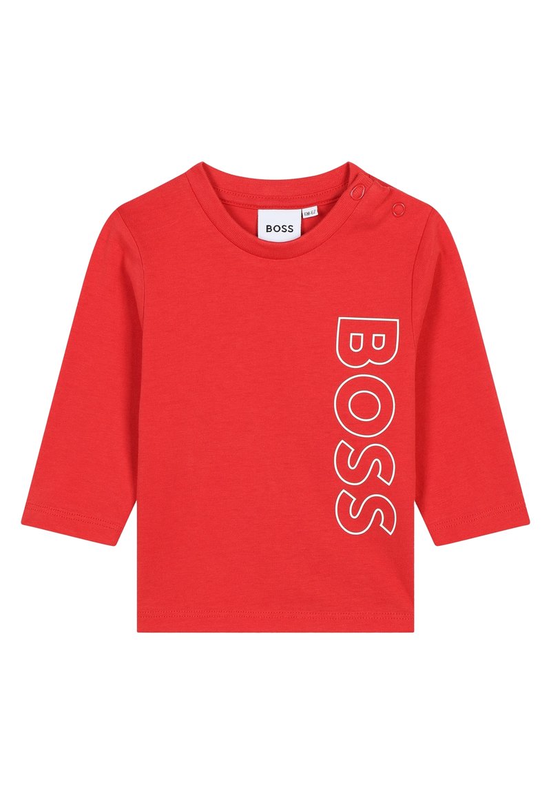 BOSS Kidswear Longsleeve rood BOSS Kidswear Longsleeve rood
