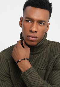 Icon Brand CROSS BREED BRACELET - Pulseira - black