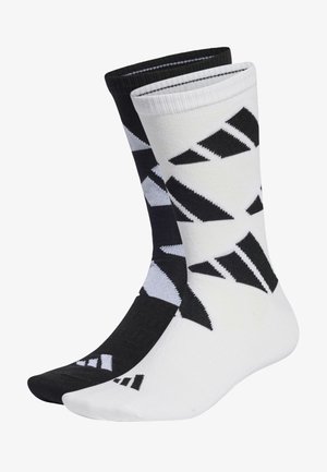 adidas Performance, AEROREADY CREW LOGO BRAND LOVE 2 PAIRS - Calze sportive - white black