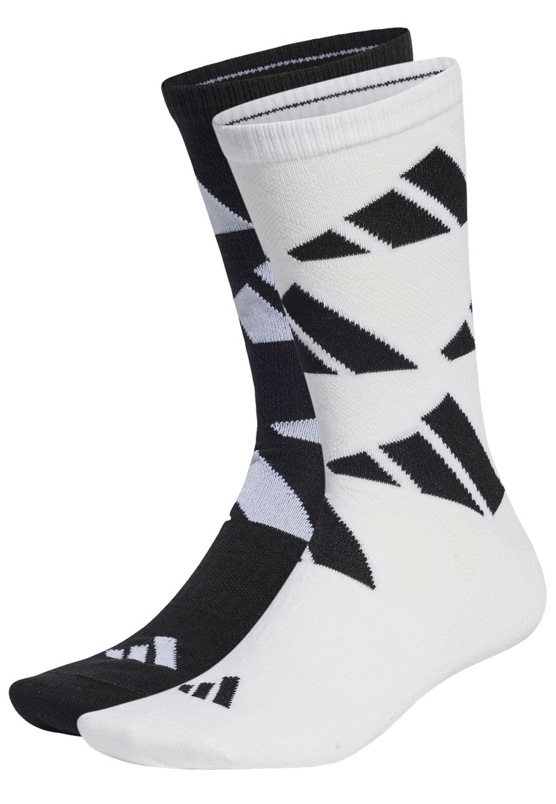 adidas Performance - AEROREADY CREW LOGO BRAND LOVE 2 PAIRS - Calze sportive - white   black, Ingrandire