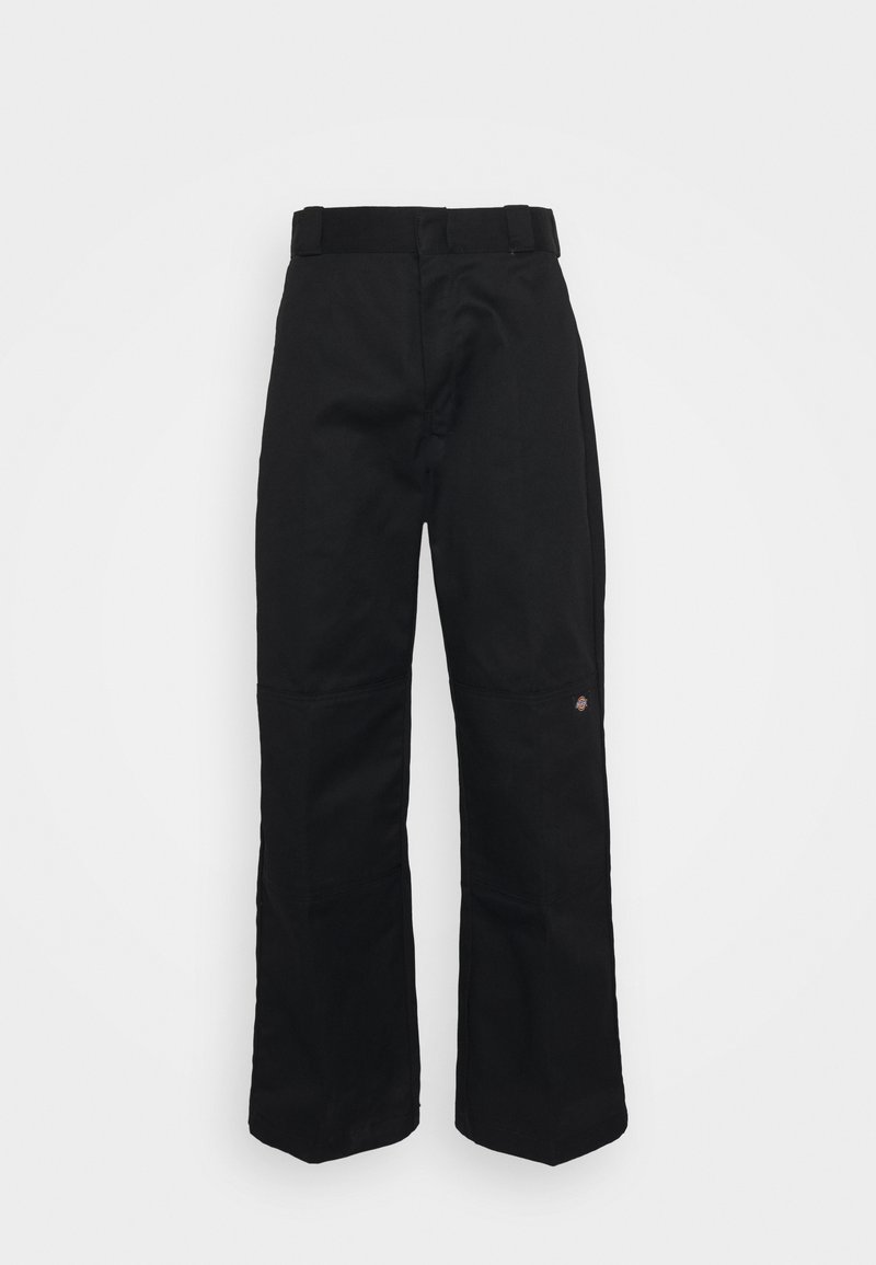 Dickies DOUBLE KNEE - Broek - charcoal grey/grijs gemêleerd