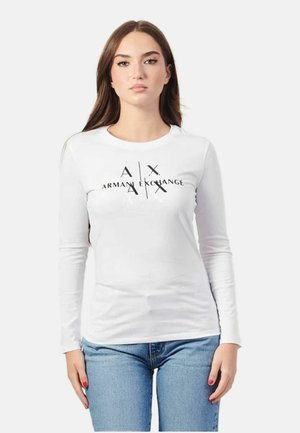 Armani Exchange Maglietta a manica lunga - bianco