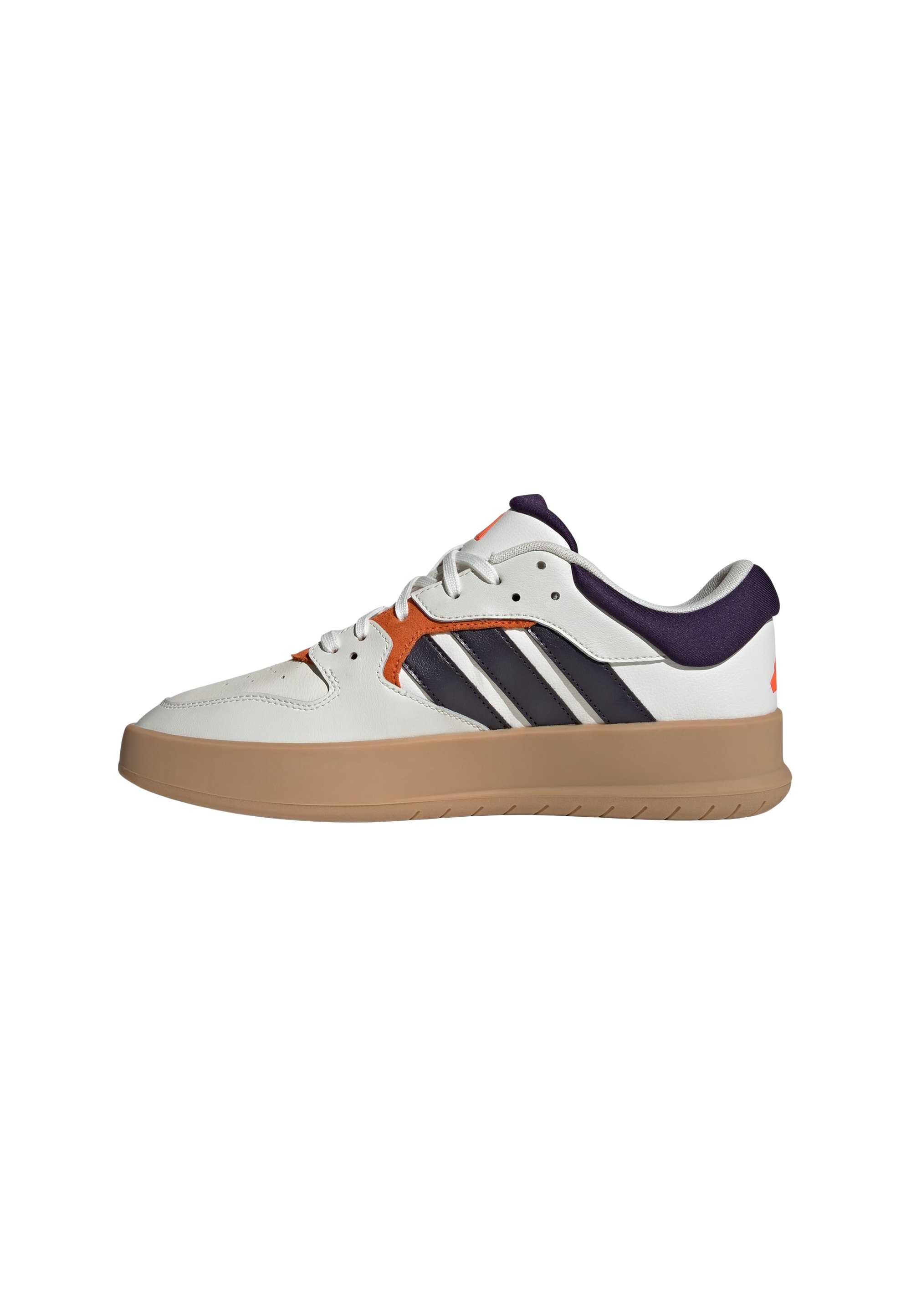 adidas White Sneakers with Black Stripes and Orange Accents adidas Originals adidas Originals x CLOT EX Orange Superstar  main image 3