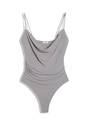 Bershka, BODYSUIT - Débardeur - grey