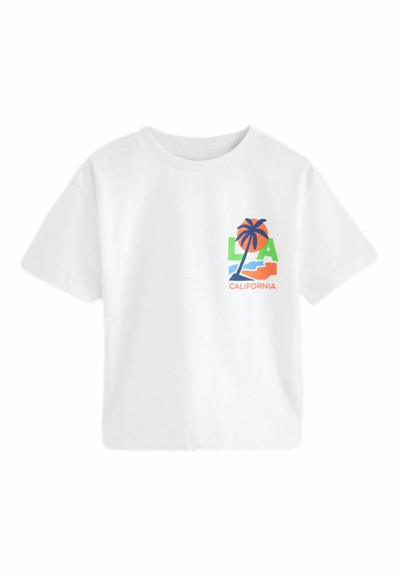 Next BACK SHORT SLEEVE - Triko s potiskem - white palm