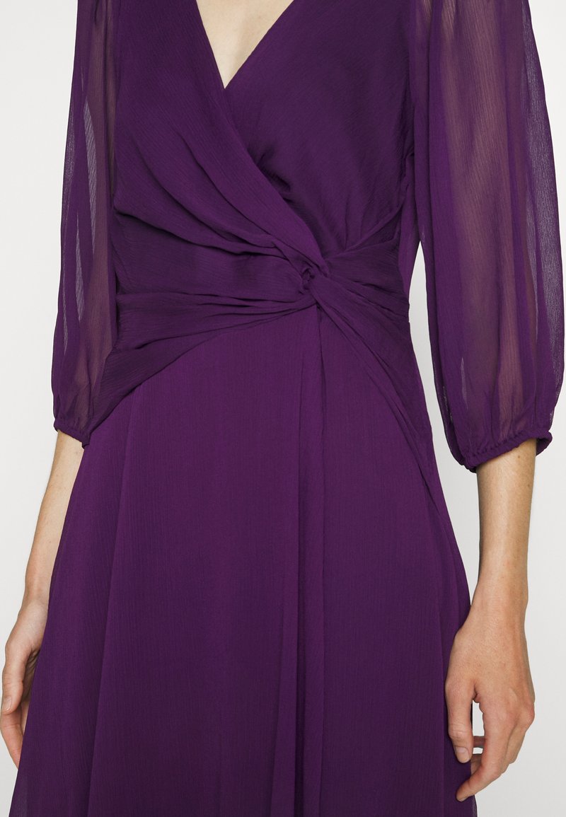 purple dkny dress