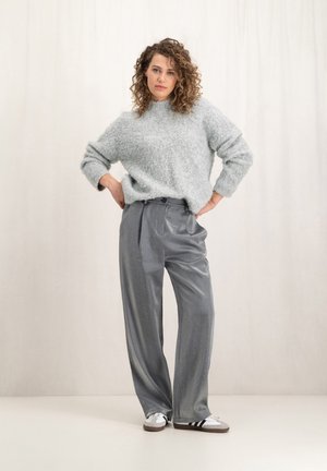 SIENNA - Trousers - dark silver