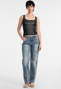 Guess MIT STRASS - Top - schwarz