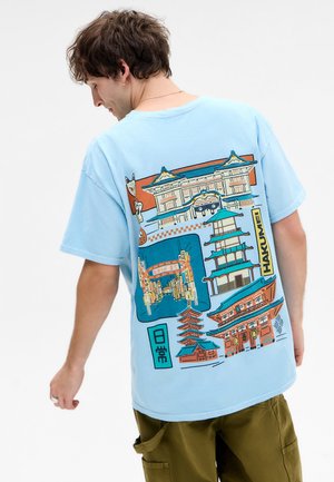 ASIATIC TEE UNISEX - Trükipildiga T-särk - blue