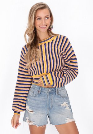 Trui - navy multicolor