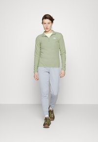 The North Face 100 GLACIER 1/4 ZIP - Camisola de lã polar - tea green
