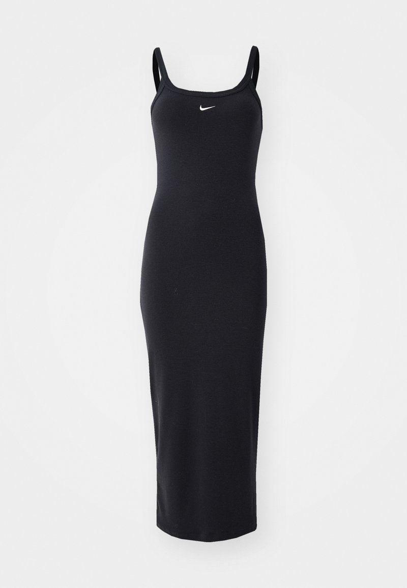 Nike Sportswear SPORTSWEAR CHILL KNIT - Robe en jersey - black/sail ...
