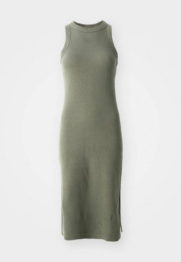 TANK DRESS - Jersey dress - olive4