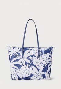 NYLON MEDIUM KEATON TOTE BAG - Shoppingväska - oia palms/capri blue