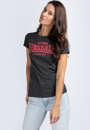 Lonsdale Apdrukāts T-krekls - marl black