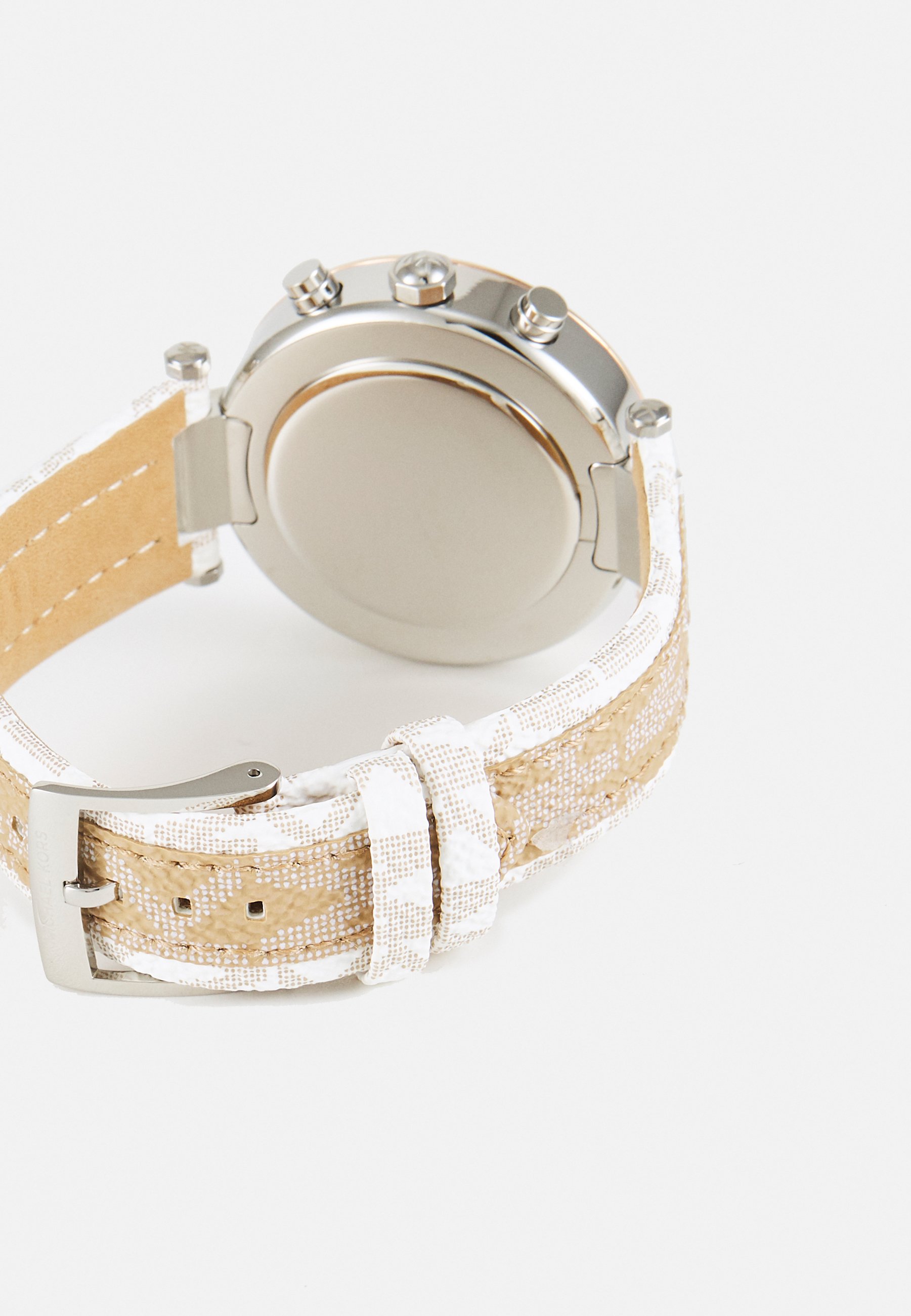 white mk watch