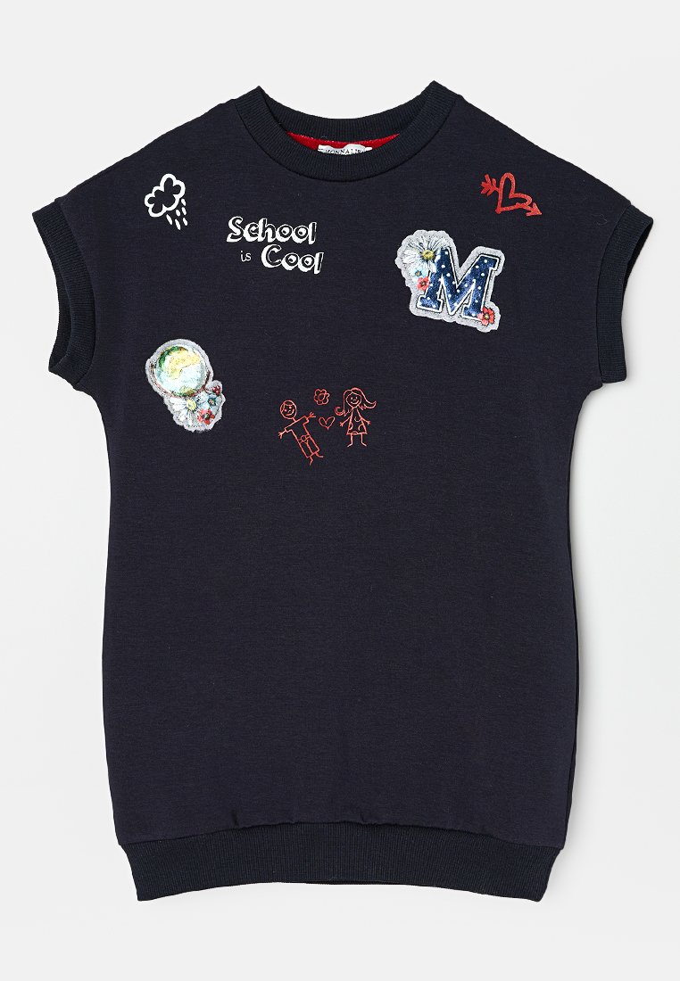 Monnalisa Jurk donkerblauw