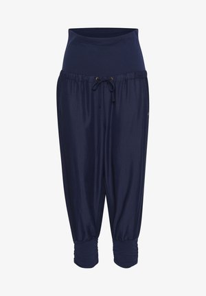 CRLINE - Pantalones - navy blazer