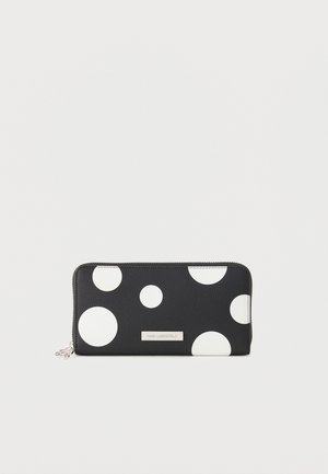 KARL LAGERFELD, IKON CONTINENTAL WALLET - Πορτοφόλι - black/white