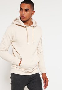 Urban Classics - SWEAT BOMBER HOODY - Hoodie - sand Miniatuurafbeelding 1