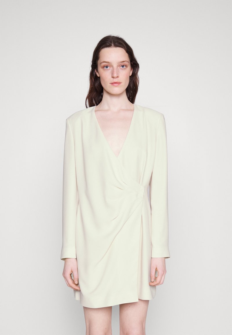 DKNY CREPE DRESS Cocktail dress / Party dress eggnog/offwhite